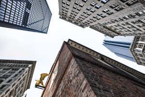 "Boston Downtown skywards" von Hermann Weiß