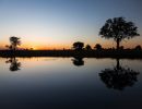 1. Platz: "Sonnenuntergang am Kwando (Namibia)", von Ralf Wandke