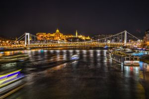 2.Platz "Donau bei Nacht" von Lisa Meinhold