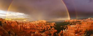 3.Platz 'Gewitter am Bryce Canyon' von Helmut Schwalm
