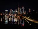 1.Platz 'Frankfurter Skyline bei Nacht' von Norbert Ziegler